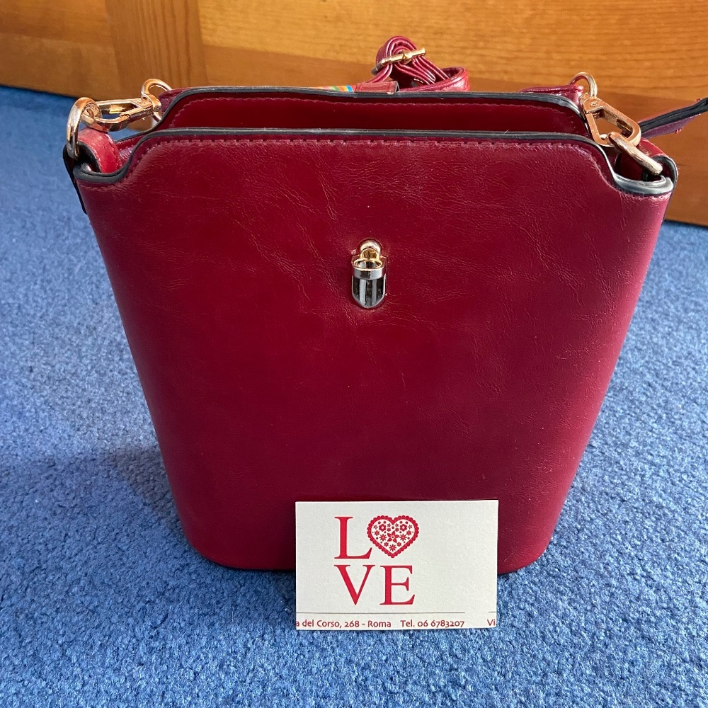 Italian Red Handbag